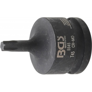 Bit de impact Torx T45, antrenare 20 mm (3/4"), BGS 5545