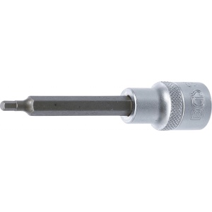 Bit Imbus 4 mm, lungime 100mm, antrenare cu tubulara 1/2", BGS 4259