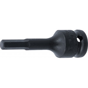Bit Imbus de impact 8 mm, lungime 75mm, antrenare cu tubulara 1/2", BGS 5481-M8
