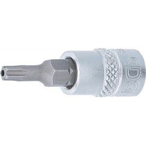 Bit Torx Plus TS20 cu gaura, antrenare cu tubulara 1/4", BGS 5184-TS20