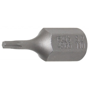 Bit Torx T10, lungime 30mm, antrenare 10mm(3/8"), BGS 4866
