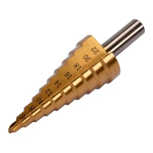 Burghiu in trepte 4 - 22 mm, codita 6 mm, Yato 44741 - Img 1
