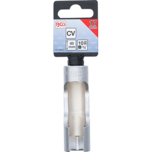 Cap cheie tubulara 17 mm speciala cu fanta, antrenare 3/8", BGS 70988-17 - Img 3
