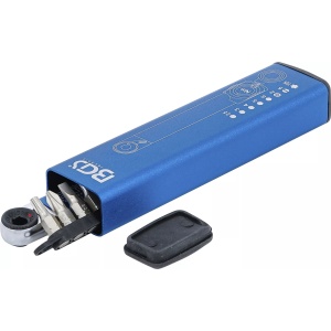 Cheie dinamometrica 2 - 10 Nm pentru biti 1/4", 9 piese, BGS 74295 - Img 4
