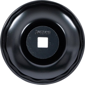 Cheie pentru filtru de ulei, 74-76 mm x P15, BGS 1039-74-76 - Img 3