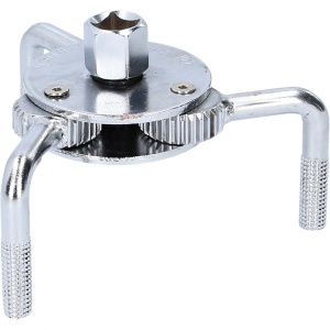 Cheie pentru filtru de ulei de ulei cu 3 brate, 60-110 mm, actionare 1/2'', Brilliant Tools BT711105
