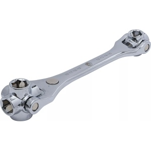 Cheie specială, 8-in-1, antrenare prin hexagon 12 - 19 mm, BGS DIY 7075 - Img 1