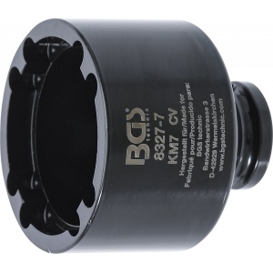 Cheie tubulara pentru piulite canelate KM7, BGS 8327-7