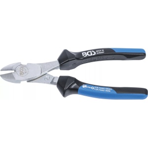 Cleşte de forţa cu taiere laterala, pentru coarda de pian, lungime 200 mm, BGS 671