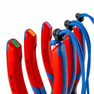 Cleste patent combinat vopsit negru cu manşoane multicomponent, lungime 180 mm, Knipex 302180 - Img 4