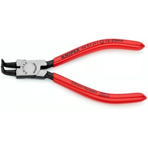 Cleste pentru inele de siguranta de interior 12-25 mm, indoit la 90', lungime 130 mm, Knipex 4421J11 - Img 2