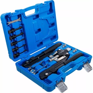 Cleste pentru pop-nituri 3.2 - 4 - 4.8 - 5 - 6.4 mm si piulite-nit standard M4, M5, M6, M8 si M10, BGS 405 - Img 3