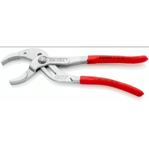 Cleste pentru tevi, furtun, corpuri rotunde 20-80 mm, lungime 250 mm, Knipex 8103250 - Img 2