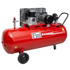Compresor cu piston, butelie 200litri, presiune max. 10bar, alimentare 380V, putere 3Kw-4Hp, Fini MK103-200-4 - Img 1