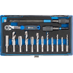 Condor 39602 Set de burghie elicoidale hexagonale, act. 1/4", M4-12, 16 buc. - Img 3
