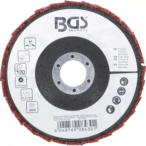 Disc şlefuire evantai Pâslă Ø 125 mm Granulaţie 120 - Img 4