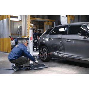 Dispozitiv pentru indreptare a elementelor de caroserie auto cu fixare pneumatica pe podea, sarcina maxima de tragere 350Kg / forta, GYS 077379 - Img 12