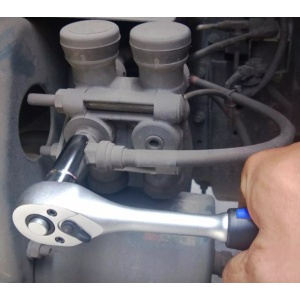 Echipare pentru dulap, set tubulare speciale pentru conectori cu cot, act.3/8", 5 piese, BGS 9089 - Img 5