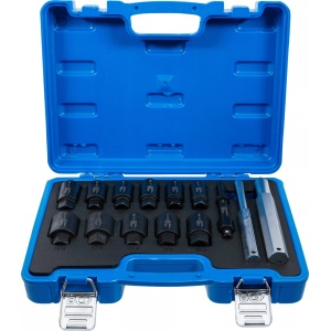 Extractoare pentru prezoane de roti, sisteme antifurt, 14 piese, BGS 74448 - Img 1