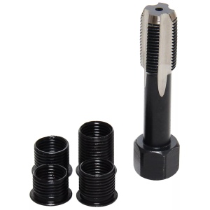 Kit reparatie pentru filete bujii M12 x 1,25, 5 piese, BGS 166 - Img 2