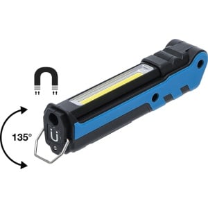 Lampa de lucru flexibila COB-LED, putere 5W, BGS 85334 - Img 4