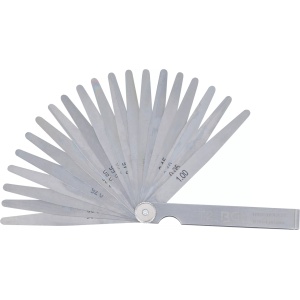 Lera pentru determinare distanta / joc, 0,05 - 1,0 mm, trepte de 0,05 mm, 20 lame , BGS 3083 - Img 3