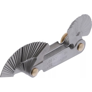 Lere pentru filete 0.25-6.00 mm + 22737 whitworth(imperial), 52 lame, BGS 3069 - Img 3