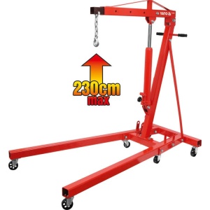 Macara girafa pentru ridicat motoare, capacitate max. 2 tone, Yato YT-55557 - Img 3
