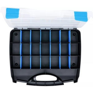 Organizator pentru piese,suruburi, piulite, clipsuri, 23 compartimente, dimensiuni: 380 x 320 mm, BGS 9456 - Img 4