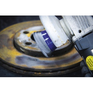 Perie de sarma rotativa pentru flex,diametru 65mm, filet interior 14x2.0, BGS 3980 - Img 6