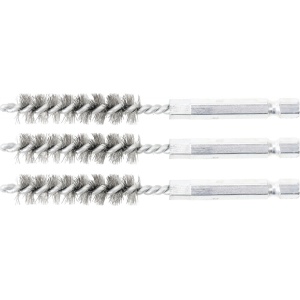 Perii oţel 11 mm, 6,3 mm (1/4") 3 piese, BGS 3078-11-S