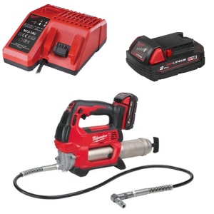 Pistol de gresat cu accumulator, presiune maxima 690 bari, Milwaukee 4933440490 - Img 2