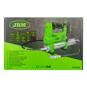 Pistol pentru gresat compatibil cu accumulator 20 V, cartus 420 gr, JBM60038 - Img 6