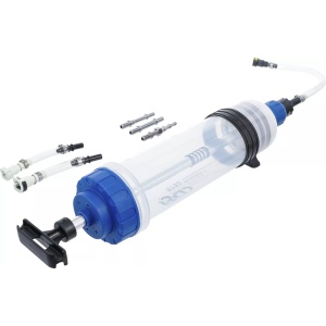 Pompa de transfer Ulei, Combustibil, Antigel cu set adaptoare, capacitate 1500 ml, BGS 9782 - Img 3
