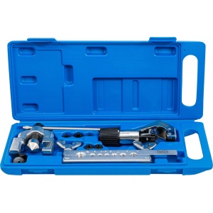 Presa bercuit / bordurare conducte cu taietor pentru ţevi, 10 piese, BGS 70221 - Img 4