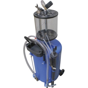 Recuperator de ulei prin absortie capacitate rezervor 70 Litri, golire cu actionare pneumatica, BGS 8545 - Img 2