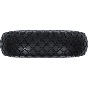 Roata pentru lize/carucioare de mâna | PU, roşie/neagra | 260 mm, BGS DIY 80650 - Img 2