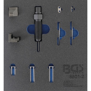 Set accesorii pentru dispozitiv asamblare lant distributie pentru boturi de 3mm, BGS 8501-2