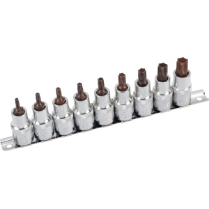 Set biti cu tubulara, xcess performance, act.1/2", TX-Star T20-60, 9 buc, Condor 28003 - Img 2