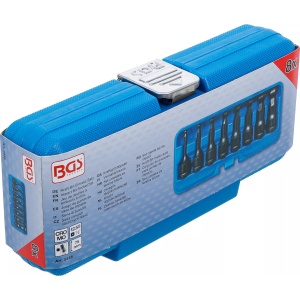 Set biţi de impact Inbus cu cap sferic 6 - 19 mm, lungime 75 mm, antrenare 1/2", 8 piese, BGS 5488 - Img 7