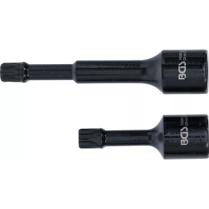 Set biti de impact M12 Spline XZN pentru VAG, antrenare 1/2", lungime 72 / 115 mm, 2 piese, BGS 74590 - Img 2
