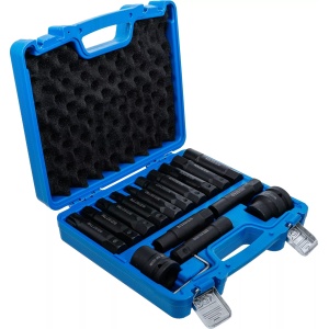 Set biţi de impact pentru camioane | 20 mm (3/4") + 25 mm (1") | 16 piese, BGS 5246 - Img 2