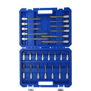 Set biti Spline (XZN), profil cu multi dinti cu tubulare 1/2", 26 de piese, Brilliant Tools BT022026 - Img 3