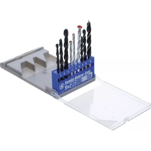 Set burghie combinate, 5 - 8 mm, 9 piese, BGS DIY 50819 - Img 2