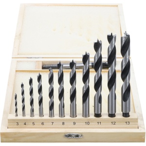 Set burghie pentru lemn si freza reglabila, BGS 50403