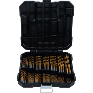 Set burghie spiralate HSS, 1,5 - 10 mm, 92 piese, B-74592 - Img 1