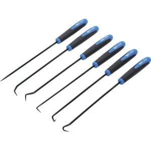 Set cârlige extra lungi, lungime 245 mm, 6 piese, BGS 70046 - Img 1