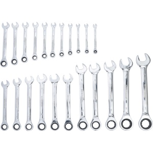 Set chei combinate cu clichet 6 - 32 mm, 22 piese, BGS DIY 30009 - Img 3