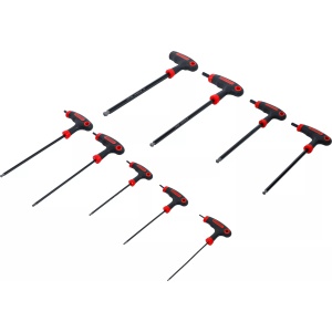 Set chei Imbus cu mâner T, profil hexagon 2 - 10 mm, 9 piese, BGS DIY 7882 - Img 8