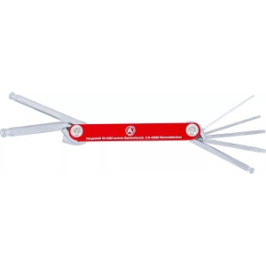 Set chei imbusuri cu cap sferic 1,5 - 6 mm, 7 piese, BGS DIY 7847 - Img 3